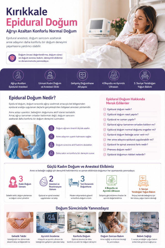 epidural doğum kırıkkale